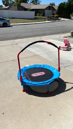 Little Tikes Kids Mini Trampoline with Handle Bar