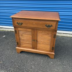 Antique Permacraft Record Cabinet