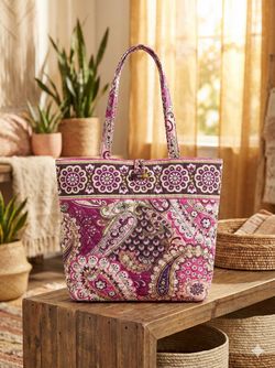 Vera Bradley Pink Paisley Tote! 