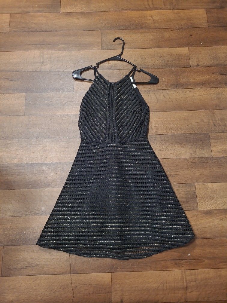 Short black cocktail dress