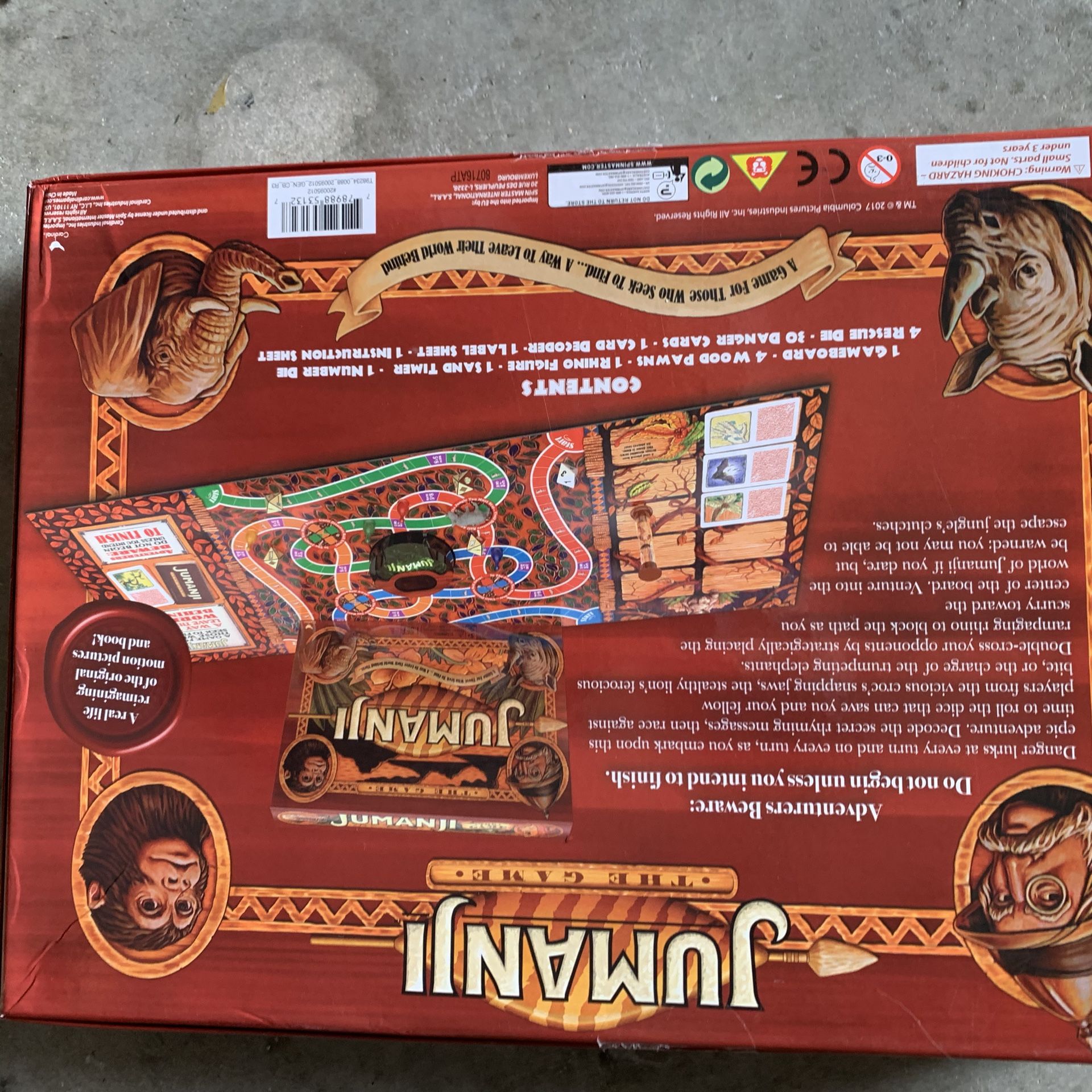 Jumanji board game