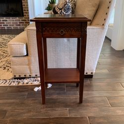 Solid Wood Accent Table