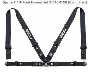 Two sparco 4 point harnesses. Bought two and two seats and went a different route