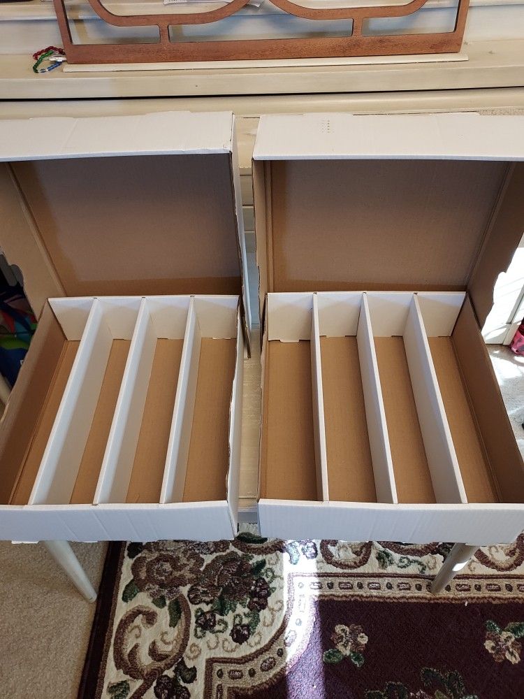 3000 Count Baseball Card Storage Boxes