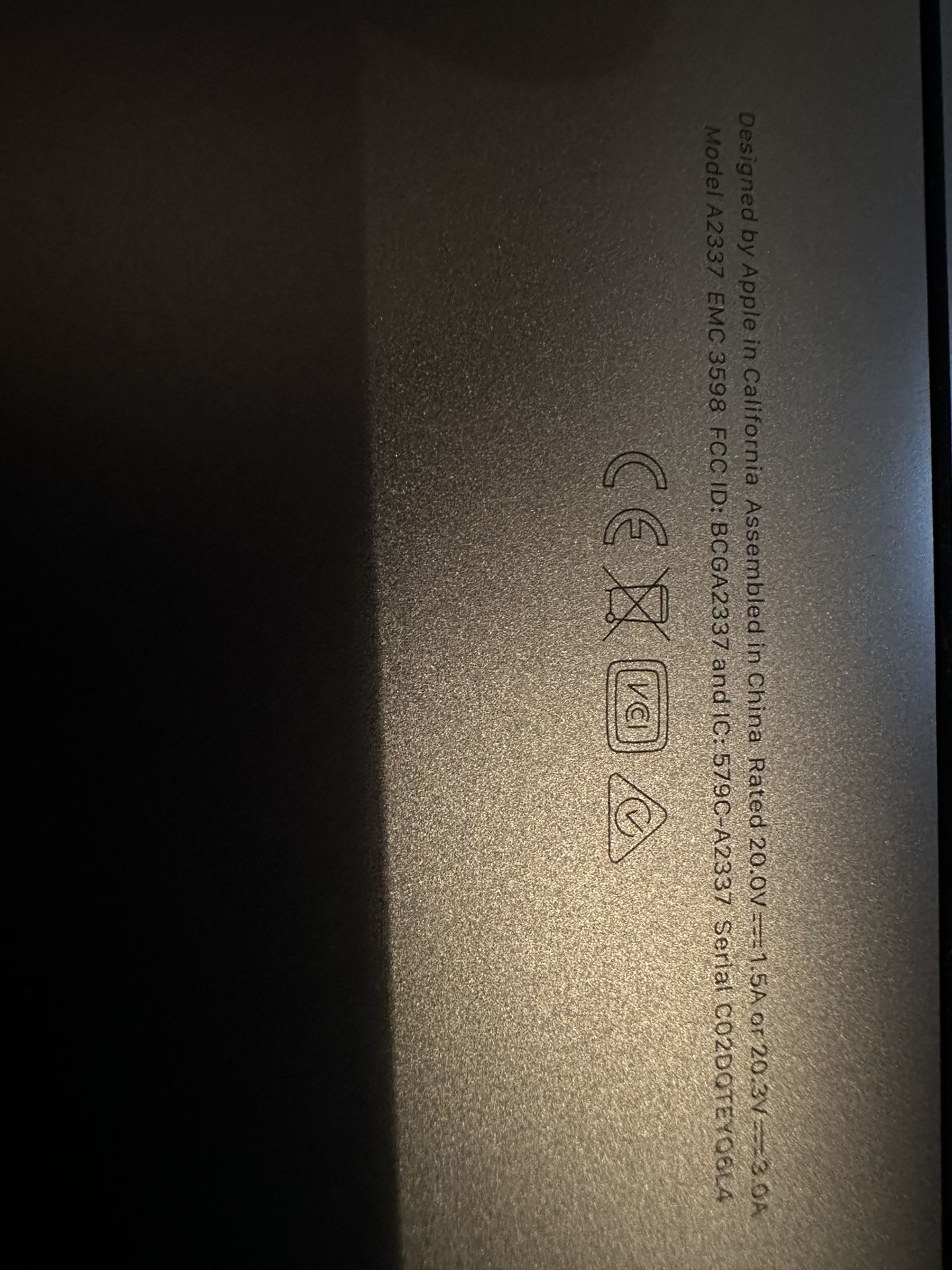 2020 Apple MacBook Air