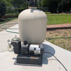 Pentair SD60 Sand Dollar Pool Filter And Dynamo Pump 1,5 HP