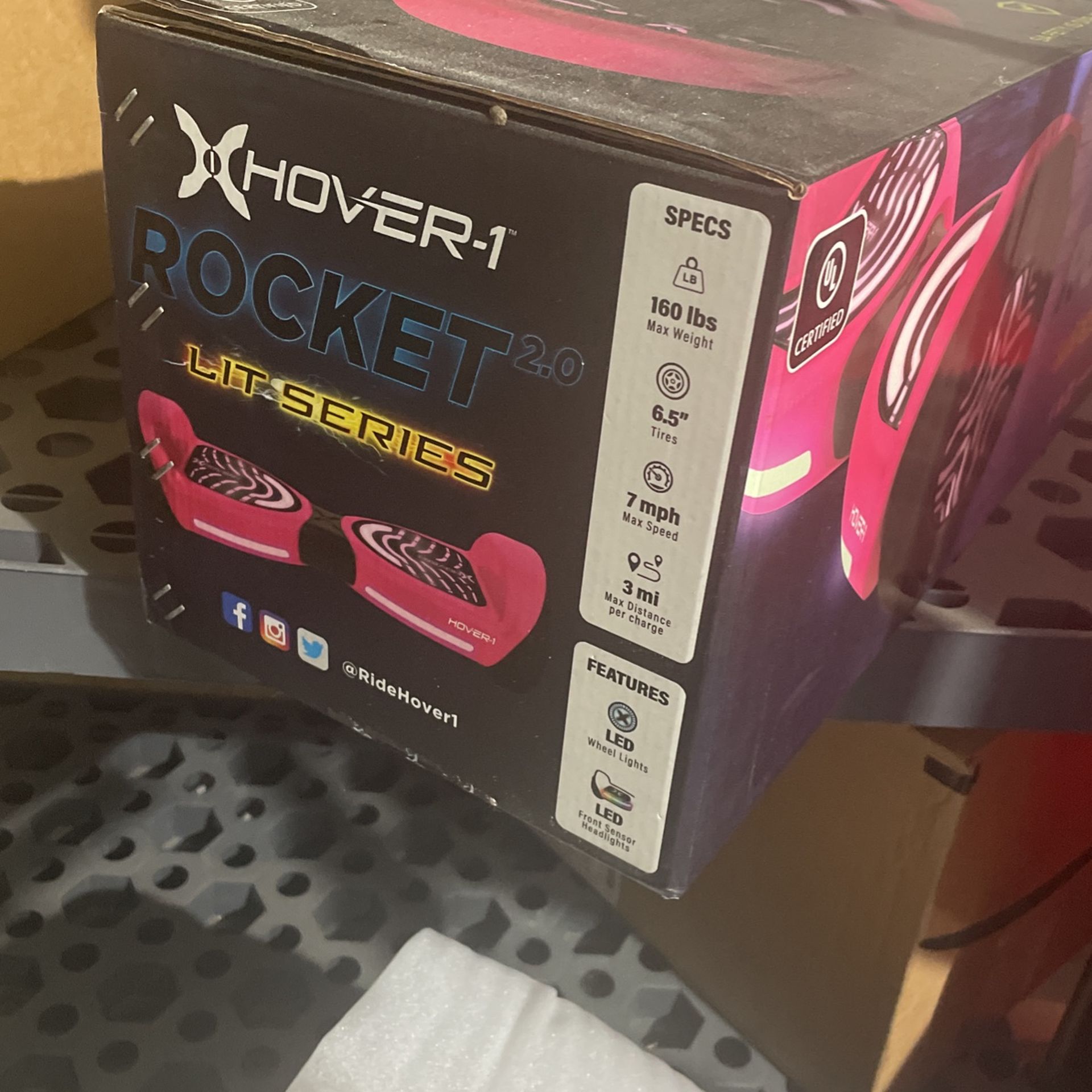 Hover 1 Rocket Lit Series Hoverboard