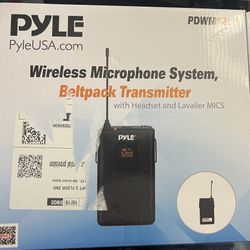Pyle Lavalier Wireless Microphone System