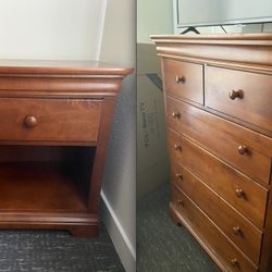 Matching Tall Dresser & Nightstand
