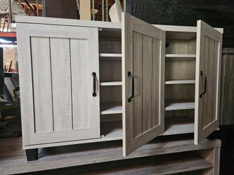 Triple door shoe cabinets