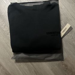 Black Essentials Hoodie Size Small 