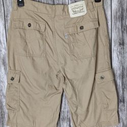 Levi Tan Khaki Cargo Shorts 