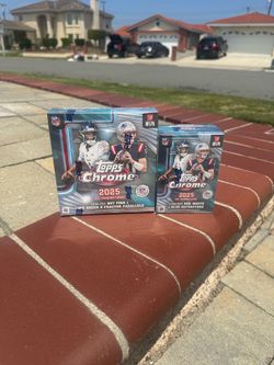 NFL TOPPS CHROME MEGA & VALUE BOX