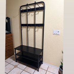 Entry Coat Rack Bench - IKEA