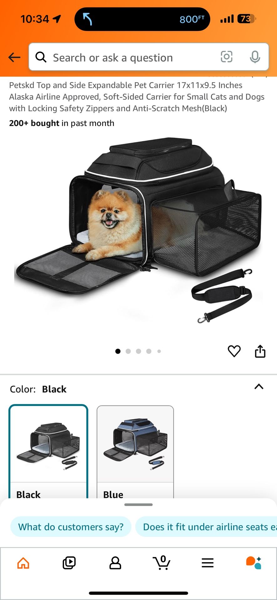expendable pet carrier (new) (Read ad before messaging)