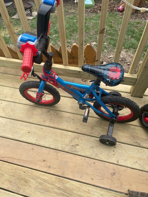 Spider Man Themed Bike / Mini 4 Wheeler For Toddler 