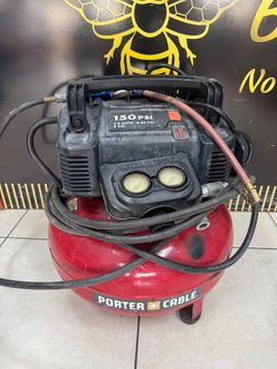 PORTER CABLE C2002 150 PSI Portable 6 Gallon Oil-Free Pancake Air Compressor