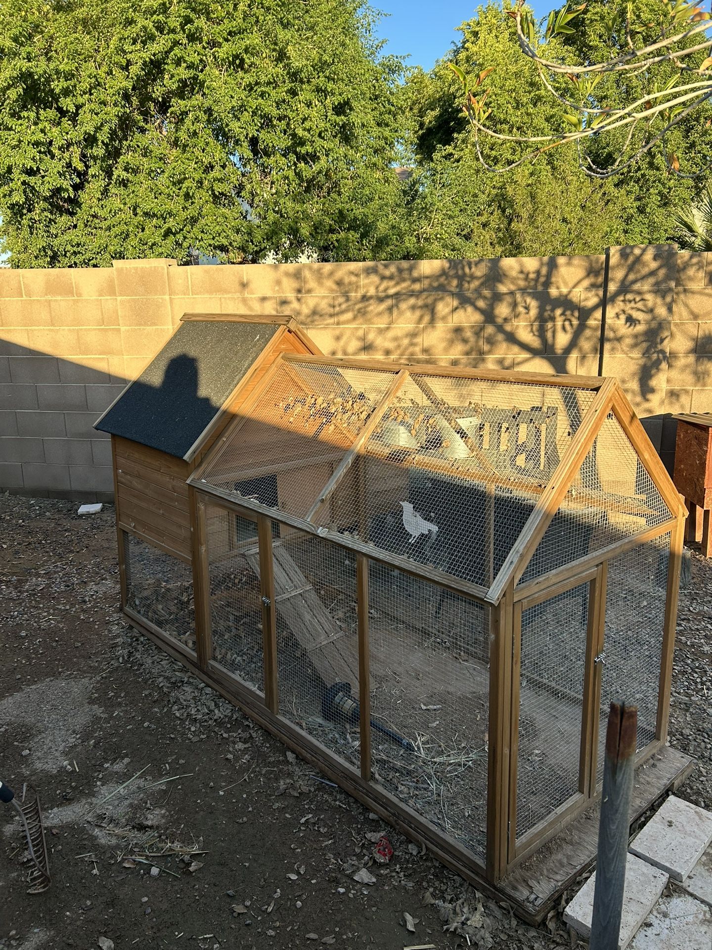 Chicken Coop And Nesting Box