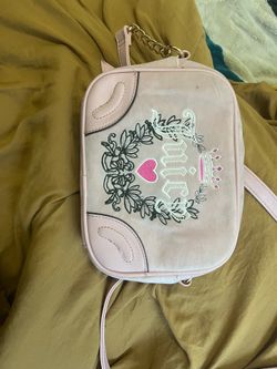 Baby pink juicy couture crossbody bag