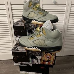 Air Jordan 5 Jade Horizon (Size 10.5 & 7Y)