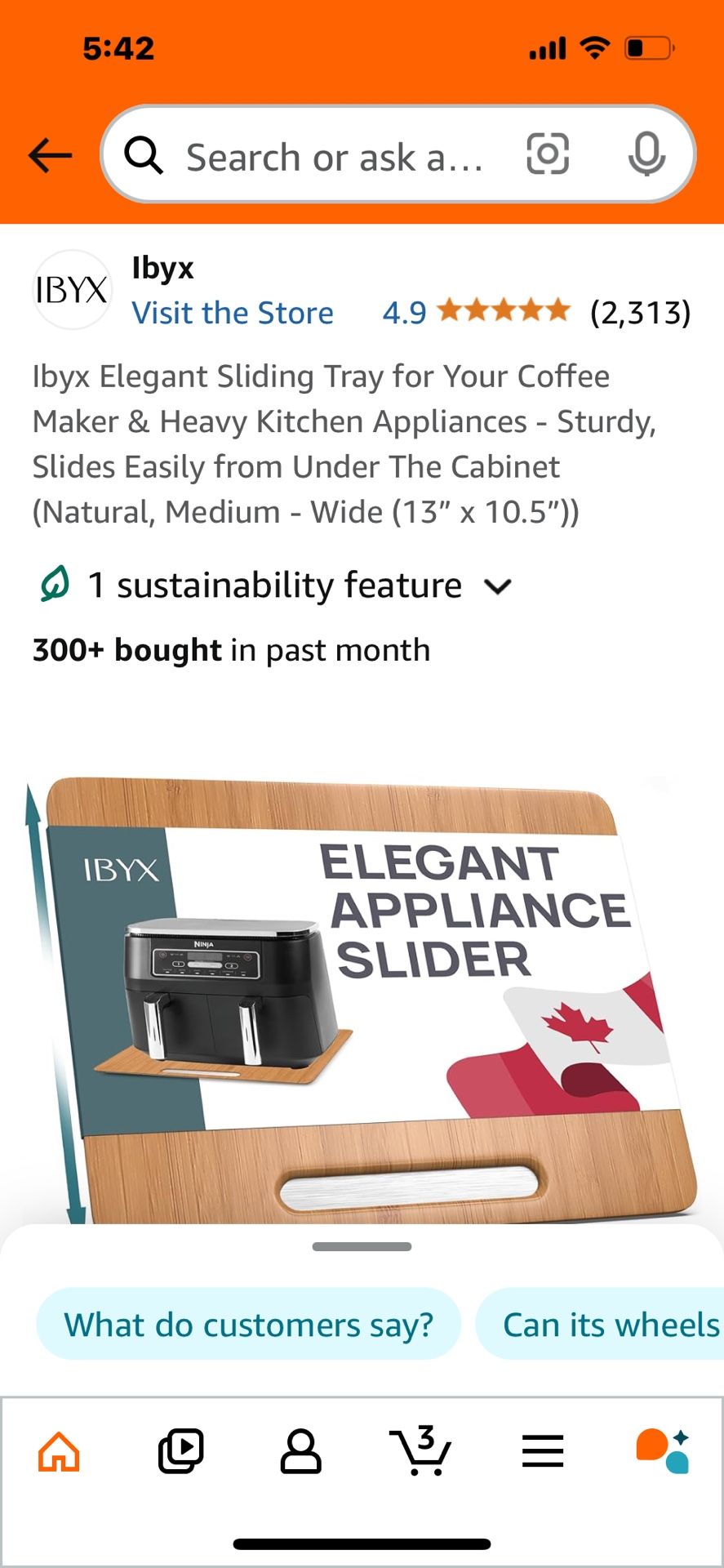 Elegant Appliance Slider
