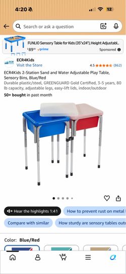 Sensory Play Table