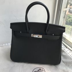 Hermes Birkin Authentic Women's Bag Handbag Gold Lock