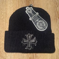 Black ChromeHearts Beanie 