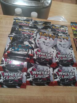 Pokémon Cards WhiteFlare Black Bolt Packs