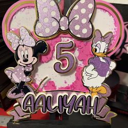 Minnie Mouse Cake Topper
