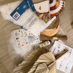 Wedding stuff and Bride to Be decor