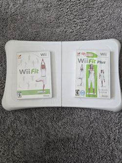 Nintendo Wii Fit Balance Board Bundle with 2 Games! Wii Fit & Wii Fit Plus
