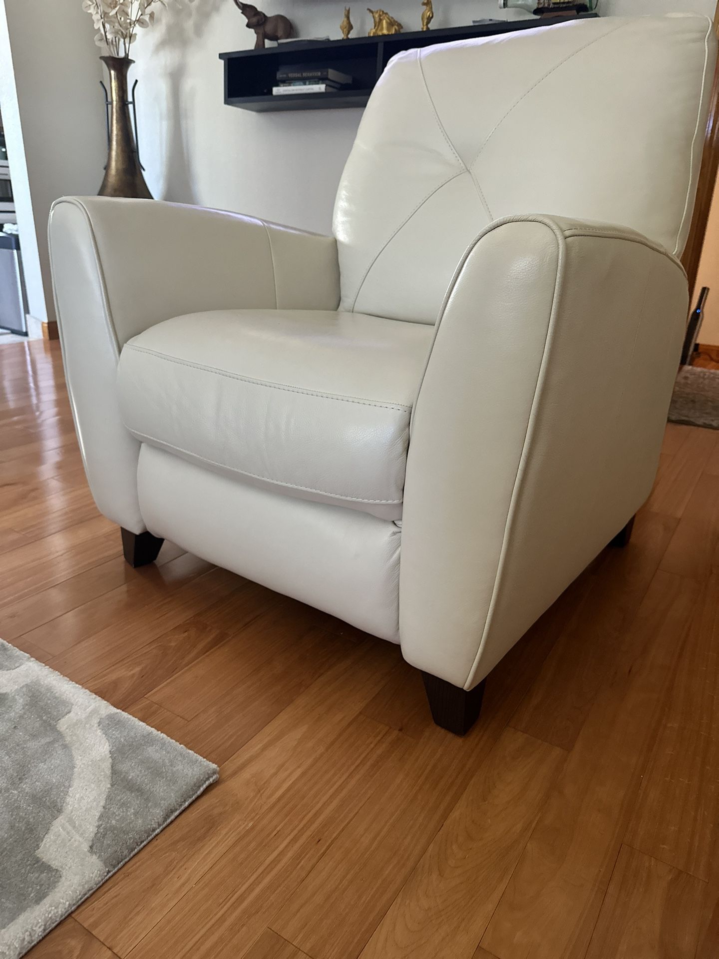 Leather Reclining Sofa Chair