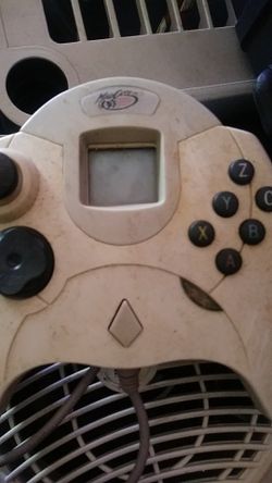 Dream cast controller with memory card
