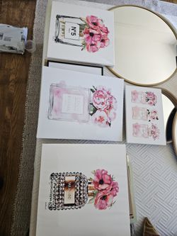 Perfume Paintings Approx 15x15