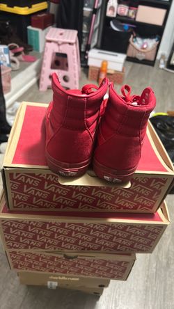 Vans SK8-Hi All Red High-Top Sneakers