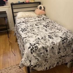 Twin Metal Frame/mattress/cooling Topper