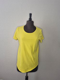 Lululemon Women's Yellow Love Crewneck T-shirt Size: X-Large 12