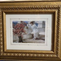 Two Gold  Frame Pictures 