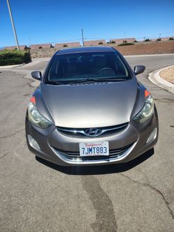 Hyundai Elantra sedan brown