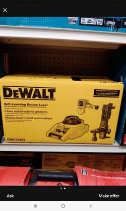 DeWalt DW074KD Self-Leveling Rotary Laser