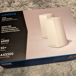 Linksys ax5300 WiFi 6 2 Pack