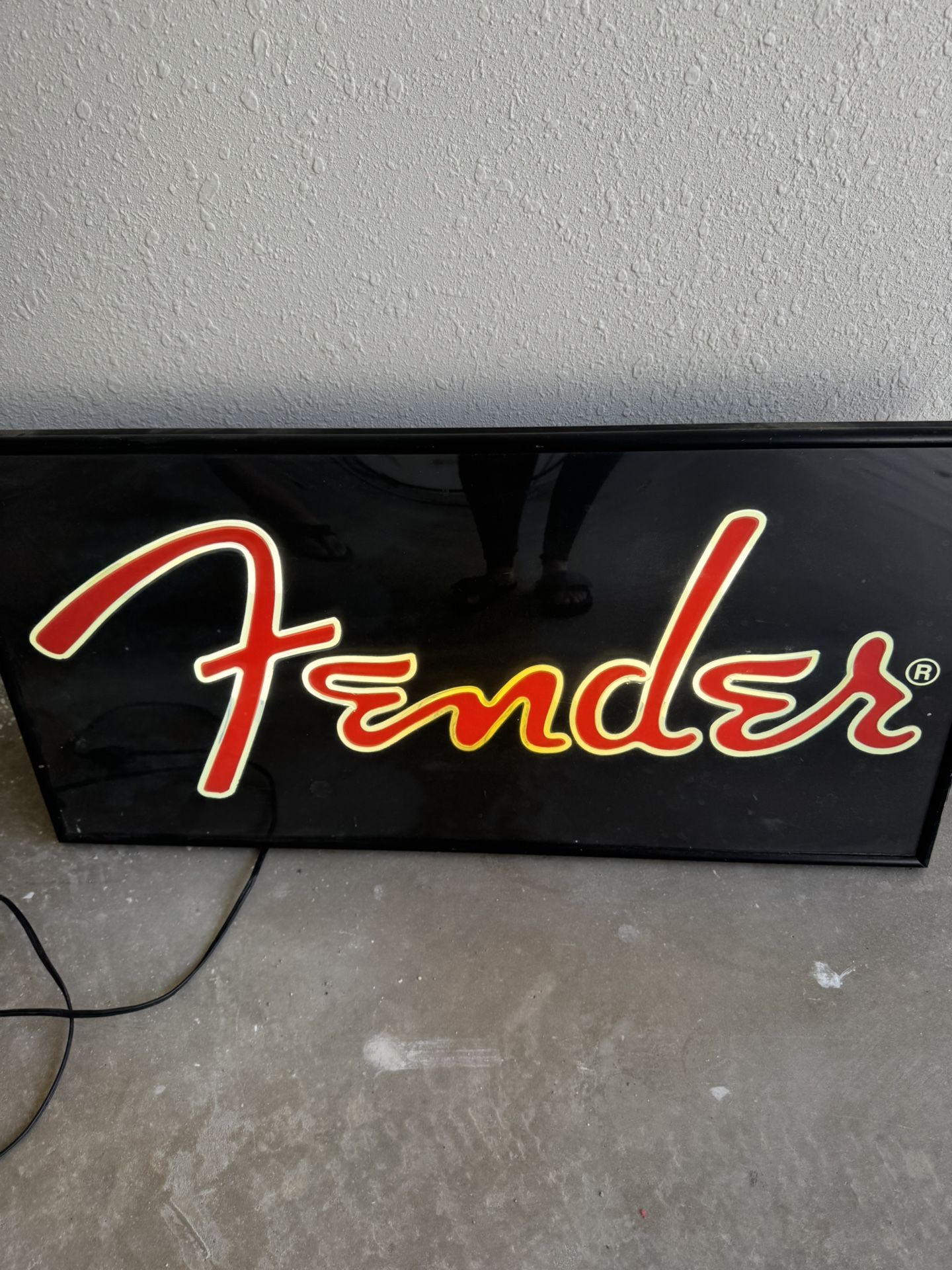 Fender Neon Light Sign 