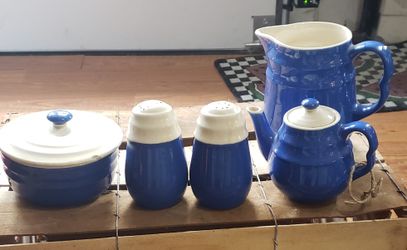 Vintage Oxford Stoneware Set ...made In USA