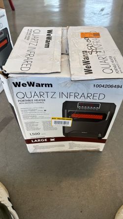 We warm quarts infrared