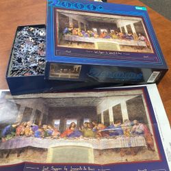 2000 Piece Last Supper Puzzle Includes Poster 