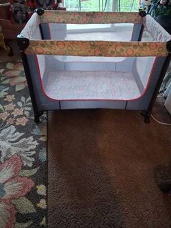 Brand new pink and Grey playpen