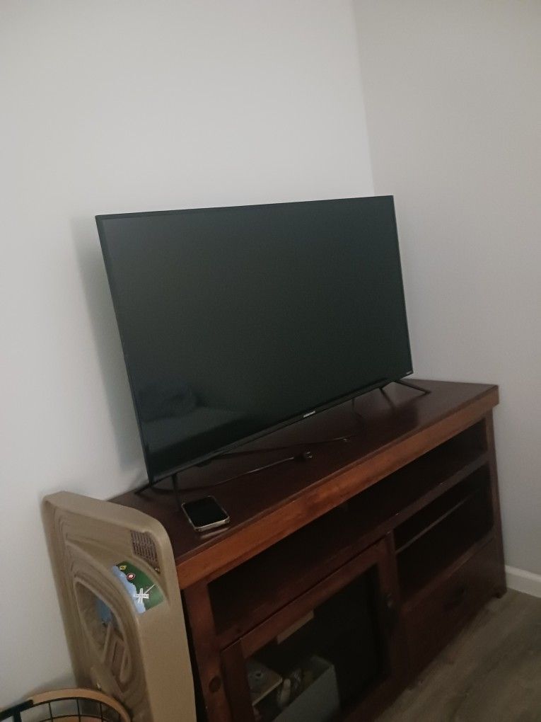 Solid Wood TV Console From Living Spaces