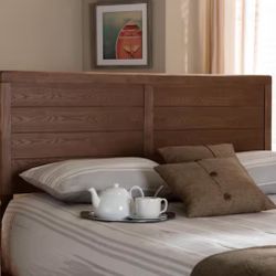 New Full Size Solid Wood Mid Century Modern Headboard 