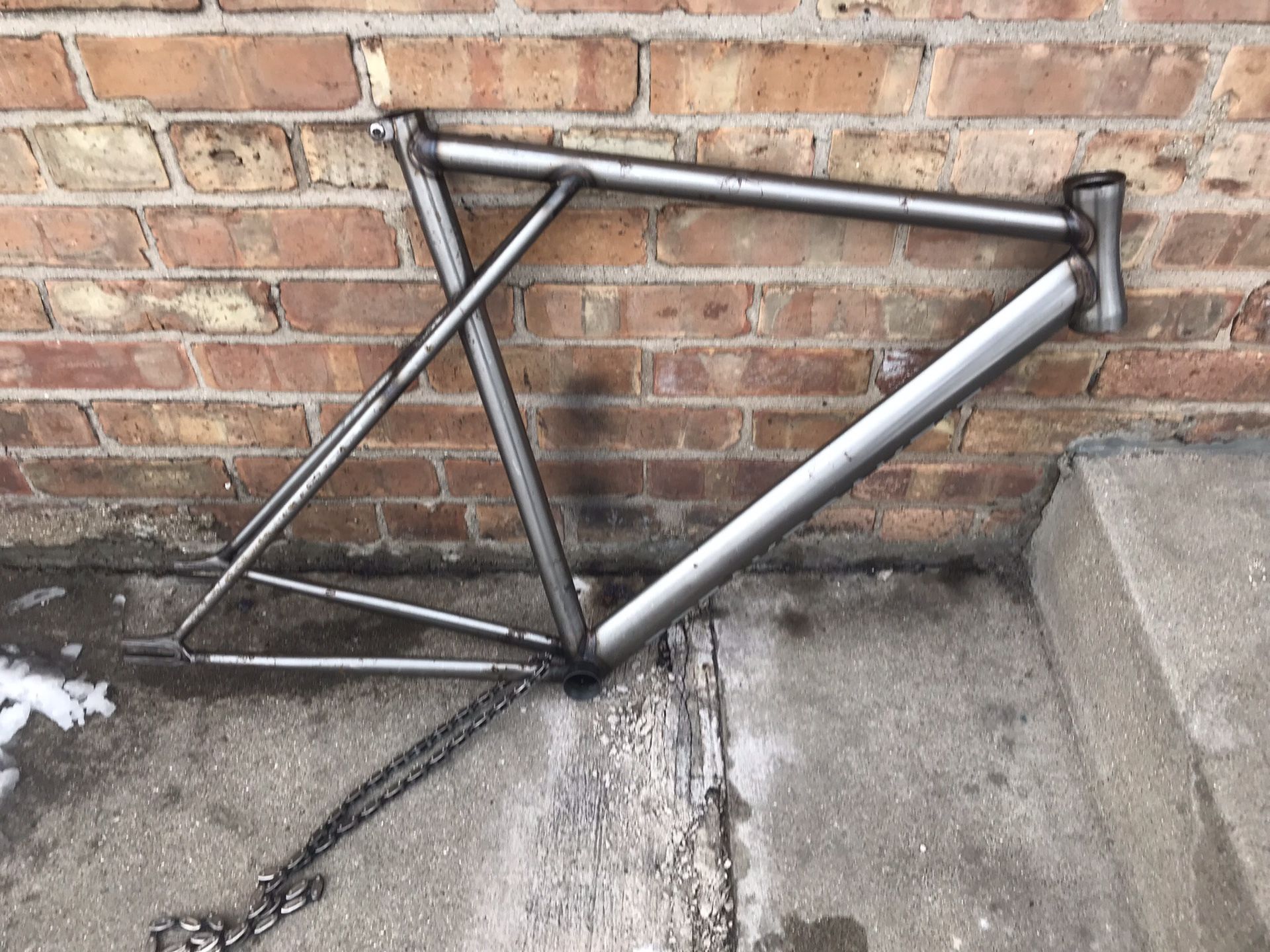 bb17 transfer frame and leader 735 tr track fixie fixed gear